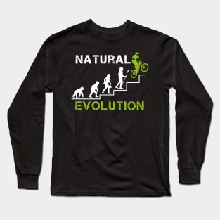 Mountain Bike Evolution MTB Downhill Freeride Biking Sports Long Sleeve T-Shirt